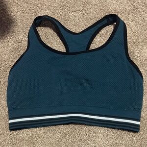 Stylish Teal Sports Bra for Women